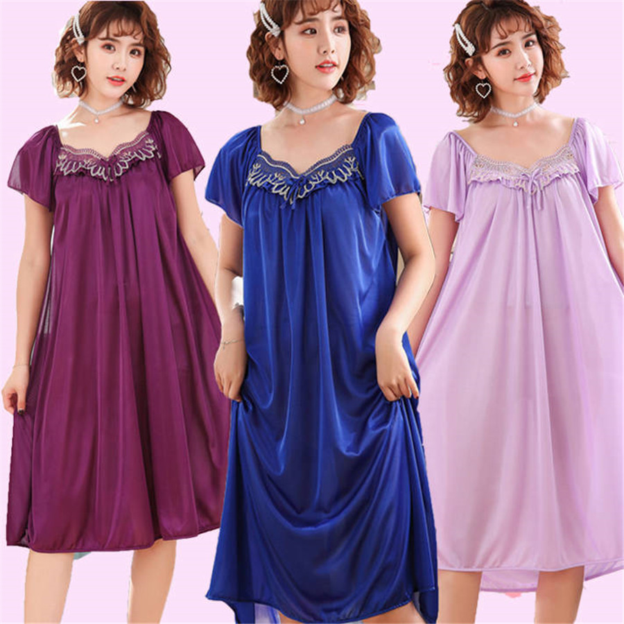 جديد الصيف الجليد ثوب نوم حرير - مراجعة Robe Silk Women وسعره
